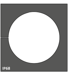 KT 32 kabel tule, groot, 32-33mm, zwart