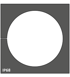 KT 34 kabel tule, groot, 34-35mm, zwart