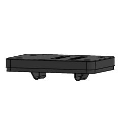 BPK-B-RF A blanking plate plastic, plug, black