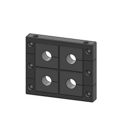 KEL 16/4-MT extra large frame, 2p, V2A, black