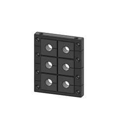 KEL 16/6-2MT extra groot frame, 2d, RVS, zwart