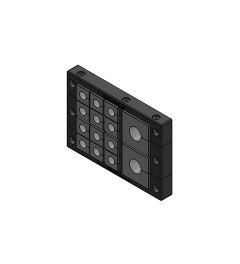 KEL 24/14-MT extra large frame, 2p, V2A, black