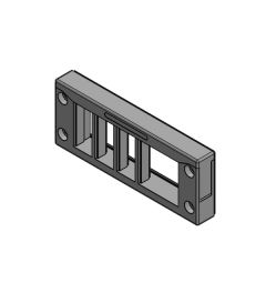 KEL-Quick 24/7 QUICK kabelinvoerframe, 2d, 6/1, zwart