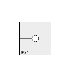 QT 4 QUICK cable grommet, small, 4-5mm, gray