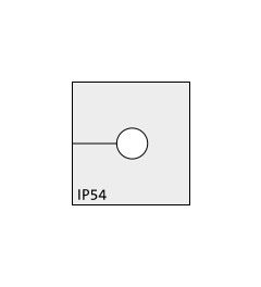 QT 5 QUICK cable grommet, small, 5-6mm, gray