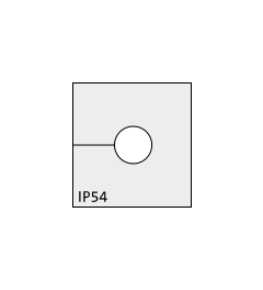 QT 6 QUICK cable grommet, small, 6-7mm, gray