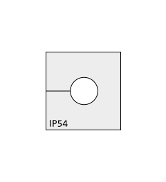 QT 7 QUICK cable grommet, small, 7-8mm, gray