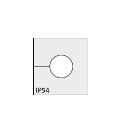QT 8 QUICK cable grommet, small, 8-9mm, gray