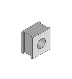 QT 9 QUICK kabel tule, klein, 9-10mm, grijs