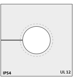 QTMB 16-19mm QUICK cable grommet, large, gray