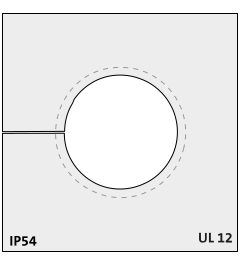 QTMB 20-23mm QUICK cable grommet, large, gray