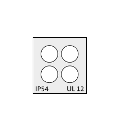 QT-DT 1 QUICK cable grommet, small, multi-membran, gray