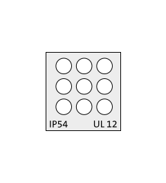 QT-DT 3 QUICK cable grommet, small, multi-membran, gray