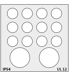 QT-DT 8 QUICK cable grommet, large, multi-membran, gray