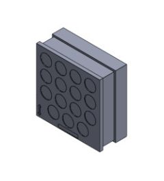 QT-DT 9 QUICK cable grommet, large, multi-membran, gray