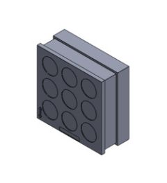 QT-DT 11 QUICK cable grommet, large, multi-membran, gray