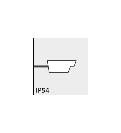 QT ASI I QUICK cable grommet, 1x ASI cable, gray