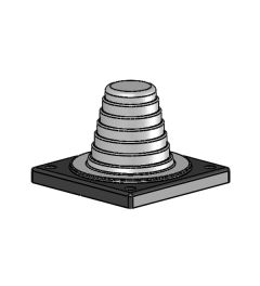 KEL-JUMBO flex 27-48mm piramide kabelinvoertule, grijs