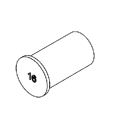 ST-B 16 plug, voor membramen