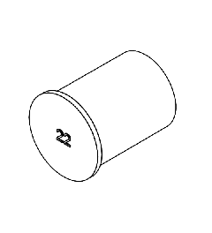 ST-B 22 plug, voor membramen