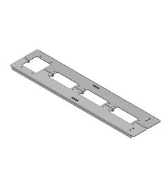 KDR 2 TS 8- 800 (658) 2 split gland plate Rittal, KEL-J
