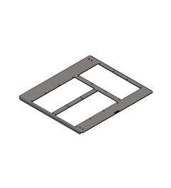 KDR-BMP 1200/600 Wartelplaat voor MP rechter veld+afdichting