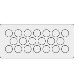 KEL-DP 16/20 A kabelinvoer, plug, wand 1.5-2.5mm, grijs