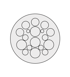 KEL-DP 50/18 A cable entry plate, plug, wall 1.5-2.5mm, gray