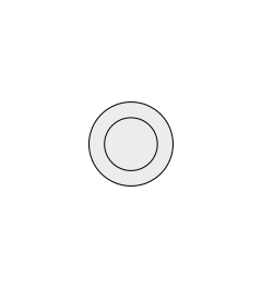 KEL-DP 20/1 A cable entry plate, plug, wall 1.5-2.5mm, gray