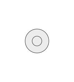 KEL-DP 16/1 A cable entry plate, plug, wall 1.5-2.5mm, gray