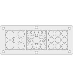 KEL-DPZ-KX/KL 39 cable entry plate Rittal, gray
