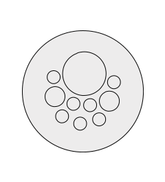KEL-DPZ 50/10 CR cable entry+screw nut, M50, gray