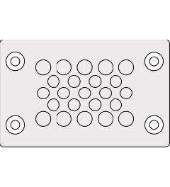 KEL-DPZ 6/23 CR (S)VOC kabelinvoer, schroef, grijs
