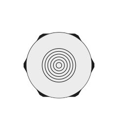 KEL-SCDP-TR 40 kabeldoovoertule, grijs