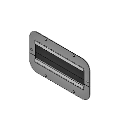 Deelbare wartelplaat FP-AX-BES-U 256x149 , 2d, gemonteerd