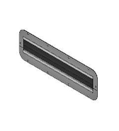 Deelbare wartelplaat FP-AX-BES-U 447x149 , 2d, gemonteerd