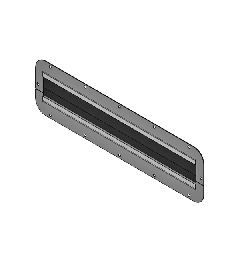 Deelbare wartelplaat FP-AX-BES-U 534x149 , 2d, gemonteerd