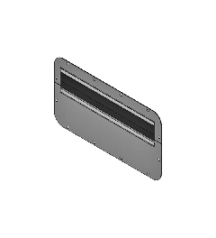 Deelbare wartelplaat FP-AX-BES-U 401x221 , 2d, gemonteerd