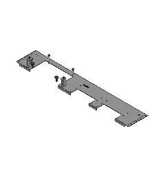 KDR-VX25 - 800 (688) 2-delige bodemplaat Rittal, KEL