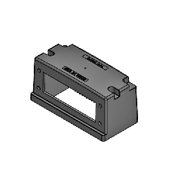 KEA 24 W90S Kabelinvoeradapter 90° voor KEL schroef, zwart