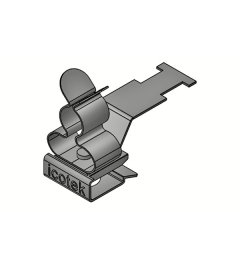 PFZ-M/MSKL 3-12 EMC schermklem, trekontlasting, bus bar 10x3
