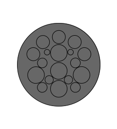 KEL-DP 50/18 B cable entry plate, plug, wall 2.8-4mm, black