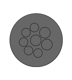 KEL-DPZ 50/8 CR (S)VOC cable entry+screw nut, M50, black