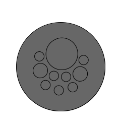 KEL-DPZ 50/10 CR cable entry+screw nut, M50, black