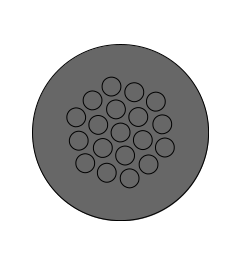 KEL-DPZ 50/19 CR (S)VOC cable entry+screw nut, M50, black