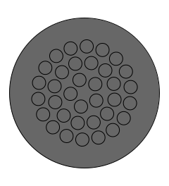 KEL-DPZ 63/35 CR cable entry+screw nut, M63, black