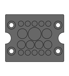 KEL-DPZ B 17 CR (S)VOC cable entry, screw, black