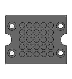 KEL-DPZ B 25 CR (S)VOC cable entry, screw, black