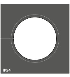 KTMBS 26-29 mm multi-range cable grommet, large, black