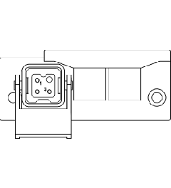 MIS-E3/2-3A  KV20 A3 V2A cable entry frame with insert